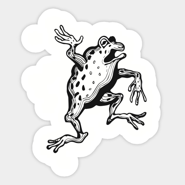 Toad Talk Sticker by ZooInk5